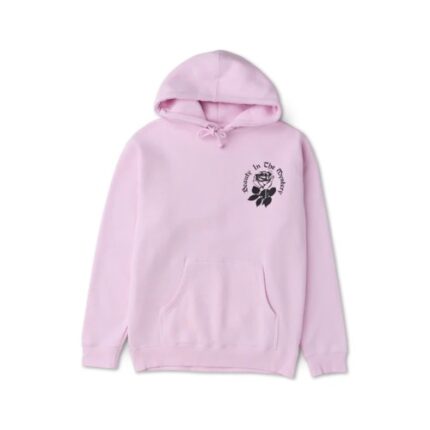 Beauty In The Mystery Light Pink Hoodie
