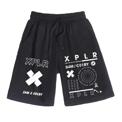 Sam and Colby Chainlink black Shorts