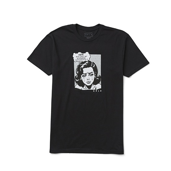 XPLR Boyfriend Black Shirt