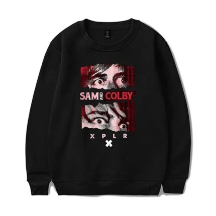 XPLR Crewneck Pullover Black Sweatshirt