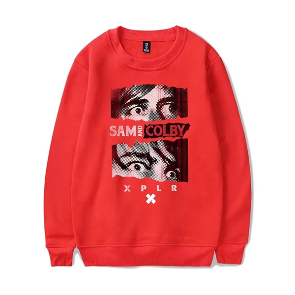 XPLR Crewneck Pullover Red Sweatshirt XPLR Crewneck Pullover Red Sweatshirt