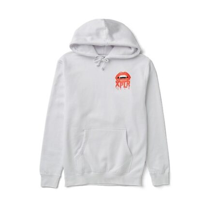 XPLR Fang White Hoodie