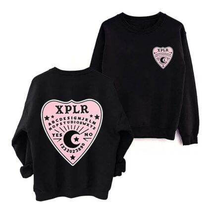 Xplr Planchette Harajuku Black Sweatshirt