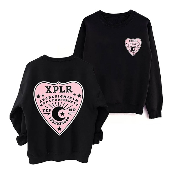 Xplr Planchette Harajuku Black Sweatshirt Xplr Planchette Harajuku Black Sweatshirt